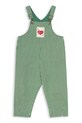 Дитячий бавовняний комбінезон Konges Sløjd RHW X KS JACK OVERALLS GOTS KS103602 зелений SS25
