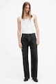 AllSaints blugi din bumbac LENNY negru M011EA