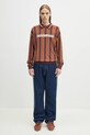 Джинсы MM6 Maison Margiela SH0LA0016 тёмно-синий