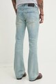 Odzież PURPLE BRAND jeansy PINNER COATED VINTAGE P004.TPLG125 niebieski