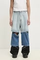 VETEMENTS jeansy Deconstructed Triple Cargo niebieski UA66PA510N