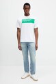 Bavlněné džíny United Colors of Benetton 4W9KUE01U modrá SS25