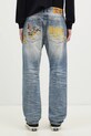 Abbigliamento Billionaire Boys Club jeans Duck Embroidered Denim Pant B24426 blu