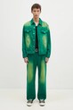 Billionaire Boys Club jeansi Garment Dyed Denim Pant B24427 verde