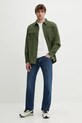 Džínsy s prímesou ľanu Levi's 555 RELAXED STRAIGHT 000LO.0011 tmavomodrá SS25