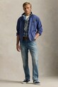Хлопковые джинсы Polo Ralph Lauren голубой 710931941