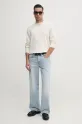 Calvin Klein Jeans jeansy bawełniane J30J327142 niebieski SS25