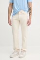 Džíny s příměsí lnu Calvin Klein Jeans béžová J30J327539