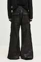 Clothing Rick Owens trousers Double Cargo Jumbo Belas DU01E3398.SCF black