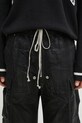 Штани Rick Owens Double Cargo Jumbo Belas чорний DU01E3398.SCF