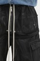 Джинси Rick Owens DRKSHDW Imbalanced Double Cargo Jumbo Belas чорний DU01E3375.DCF