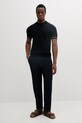 Michael Kors jeansy z domieszką lnu CS5904869W granatowy SS25