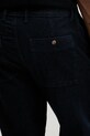 Michael Kors jeansy z domieszką lnu granatowy CS5904869W