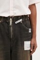 Maison MIHARA YASUHIRO jeans Amateur Sewn Wide Jeans black A14PT023