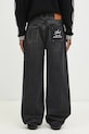 Odjeća Traperice Axel Arigato Embroidered Relaxed Jeans A2949003 siva