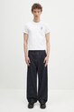 Rifle Carhartt WIP OG Single Knee Pant I034871.102 tmavomodrá