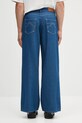 Odzież Kenzo jeansy z domieszką lnu FF55DP4196T1.DM niebieski