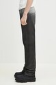 Marcelo Burlon jeans Gradient Dnm Low Waist Pants Black White CMYA03AS25DEN0011001 negru SS25