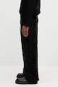 Памучен панталон Needles String Fatigue QV190 черен SS25