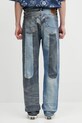 Îmbrăcăminte Evisu jeans 2-tone Denim w Inserted Daicock 2ESHTM5JE1015 albastru