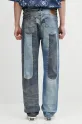 Clothing Evisu jeans 2-tone Denim w Inserted Daicock 2ESHTM5JE1015 blue