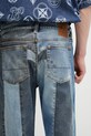 Evisu jeans 2-tone Denim w Inserted Daicock albastru 2ESHTM5JE1015