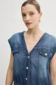 Pinko kombinezon jeansowy niebieski 104824.A2GQ