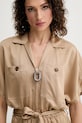 Комбінезон Simona Corsellini бежевий P25CPTU001