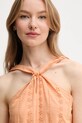 Pepe Jeans salopetă din bumbac EDITH portocaliu PL230514