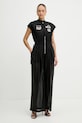 Комбінезон з домішкою шовку Pinko 105239.A2M7 чорний SS25