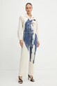Pinko salopetă jeans REIMAGINE by Patrick Mcdowell fixat bej 105103.A2KP