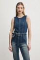 Desigual salopeta jeans CARRIN albastru 25SWDD76
