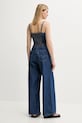Odzież Levi's kombinezon jeansowy BUSTIER JUMPSUIT 001WC granatowy