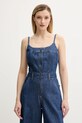 Levi's salopetă jeans BUSTIER JUMPSUIT bleumarin 001WC