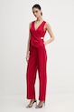 Комбінезон з льоном Pedro del Hierro 5899922 червоний SS25