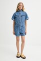 Džínový overal Levi's SS SURPLUS ROMPER 001WI modrá SS25