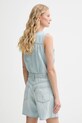 Odzież Levi's kombinezon jeansowy VEST ROMPER 001WM niebieski