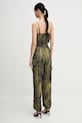 Odzież Sisley kombinezon 48JCLT00O zielony