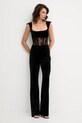 Retrofete kombinezon Leni HL25.10506 czarny SS25