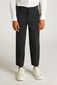 Dječje hlače Calvin Klein Jeans TAILORED PUNTO s elastinom crna IB0IB02341.PPYA