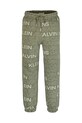 Детские хлопковые штаны Calvin Klein Jeans IB0IB02345.PPYA зелёный SS25