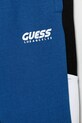 Chłopiec Guess spodnie dresowe bawełniane dziecięce N5RQ11.KA6R4.PPYA niebieski