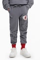 Desigual pantaloni de trening din bumbac 25SBPK01 gri