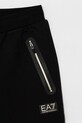 Băieți EA7 Emporio Armani pantaloni de trening pentru copii 7B000095.AF13148 negru