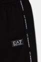Хлопчик Дитячі бавовняні штани EA7 Emporio Armani 7B000058.AF10380 чорний