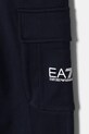 Мальчик Детские хлопковые штаны EA7 Emporio Armani 7B000028.AF10380 тёмно-синий