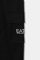 Хлопчик Дитячі бавовняні штани EA7 Emporio Armani 7B000028.AF10380 чорний