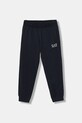 Detské bavlnené tepláky EA7 Emporio Armani bavlna tmavomodrá 7B000027.AF10380