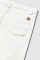CHLAPEC Dětské kalhoty Mayoral slim fit basic 506.3E.Baby.PPYA bílá