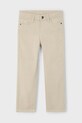 Дитячі штани Mayoral slim fit basic з еластаном бежевий 509.5E.Mini.PPYA